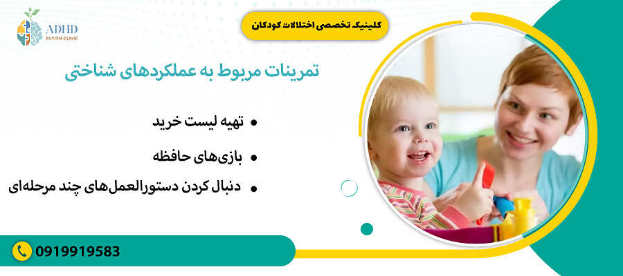 تمرینات مربوط به عملکردهای شناختی